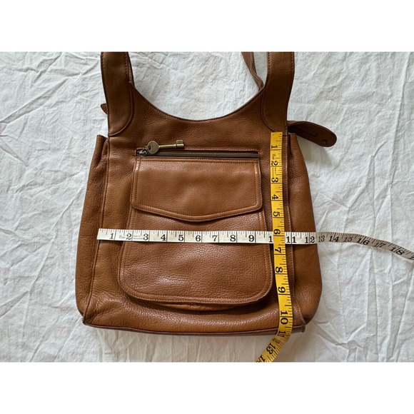 Fossil 1954 Pebble Leather Brown Purse 75082 Crossbody Shoulder Bag Adjustable - Picture 9 of 11